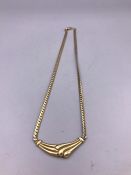 A 9ct yellow gold necklace (15.9g)