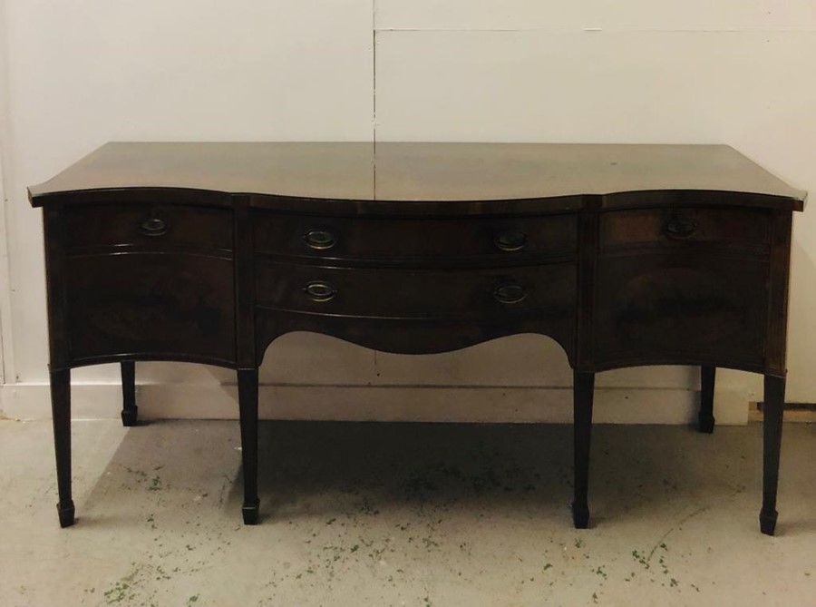 A Mahogany Regency style sideboard. - Image 2 of 3