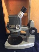 A Cased Microscope