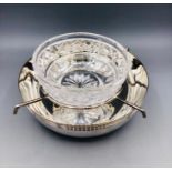 A St Hilaire Caviar bowl with glass inset.