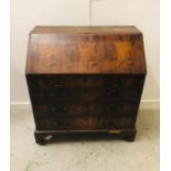 A Georgian Mahogany Bureau