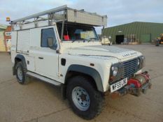 Land Rover Defender 110 Puma Hardtop 4x4 Special Utility (Mobile Workshop) complete with Winch