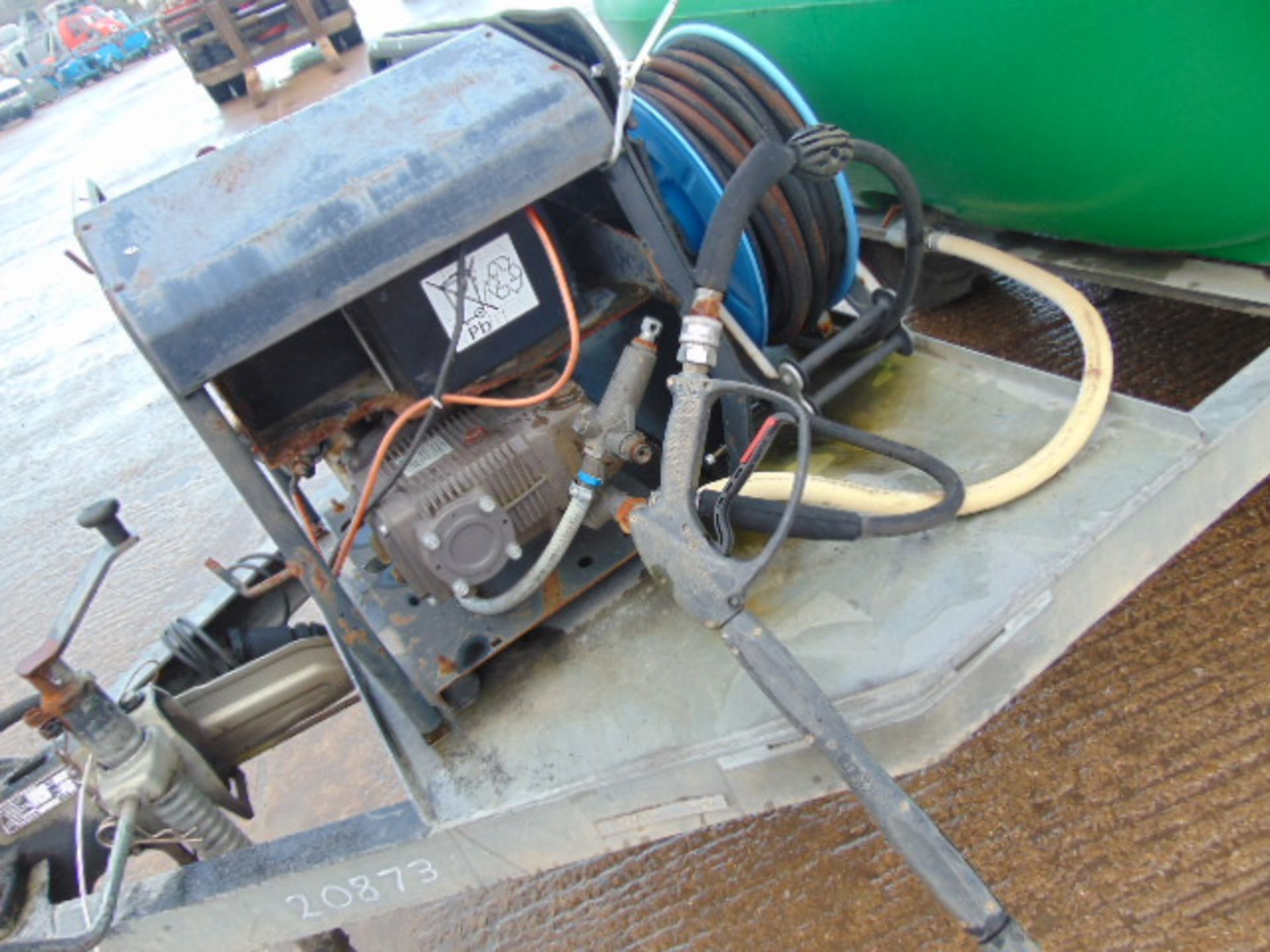 Morclean Trailer Mounted Pressure Washer with 2250 litre Water Tank and Diesel pump - Image 9 of 14