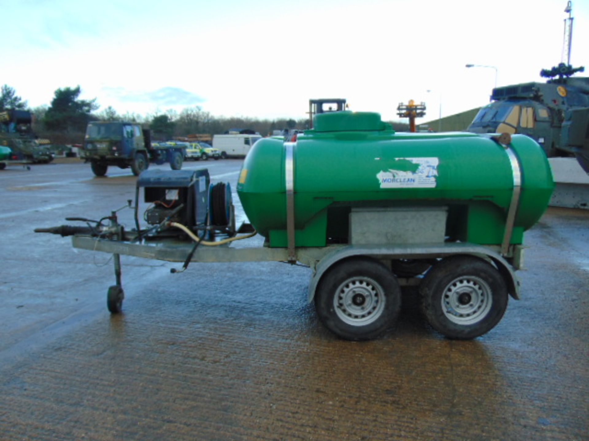 Morclean Trailer Mounted Pressure Washer with 2250 litre Water Tank and Diesel pump - Image 6 of 14