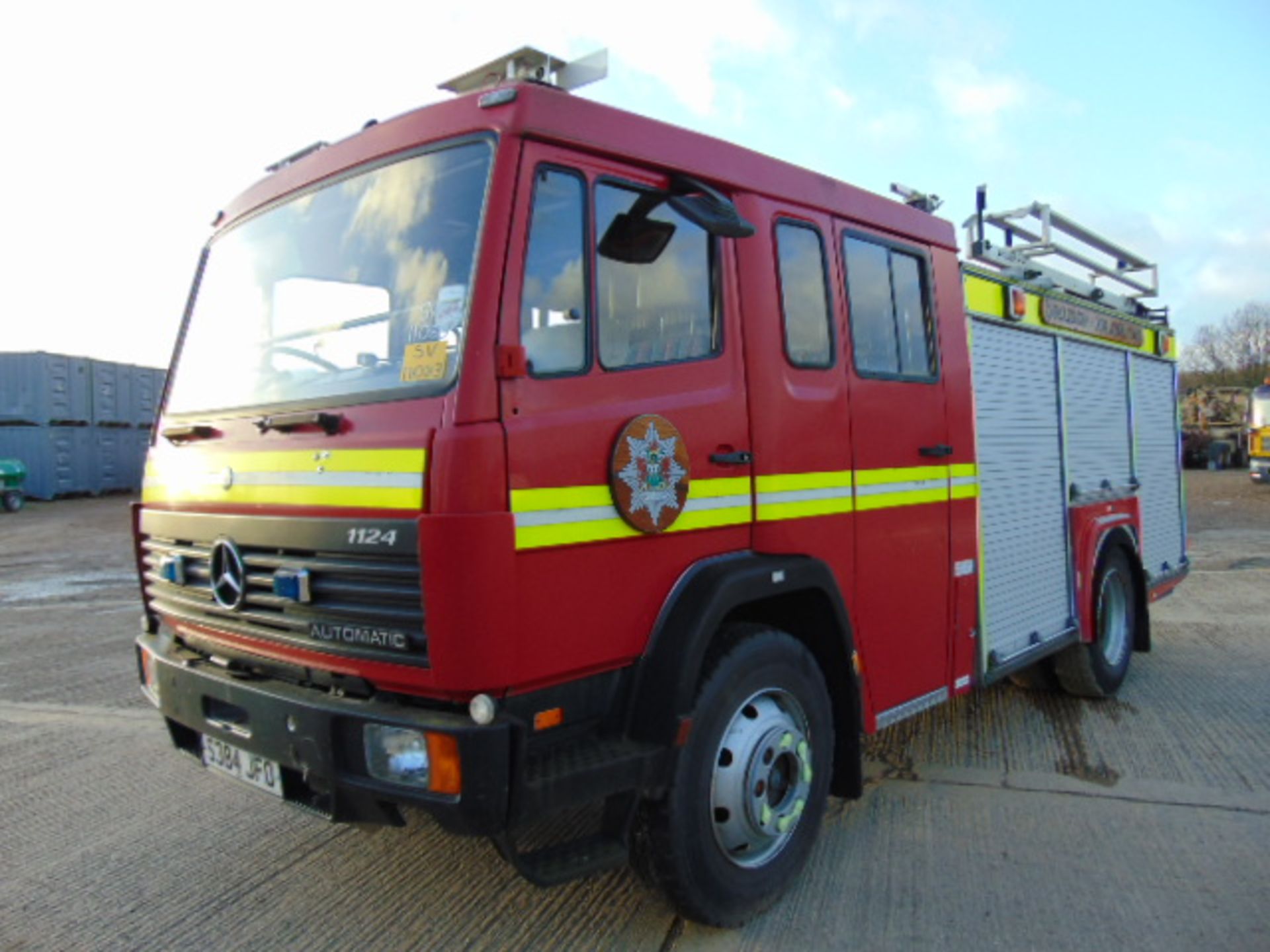 Mercedes 1124 Saxon Fire Engine - Image 3 of 16