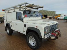 Land Rover Defender 110 Puma Hardtop 4x4 Special Utility (Mobile Workshop) complete with Winch