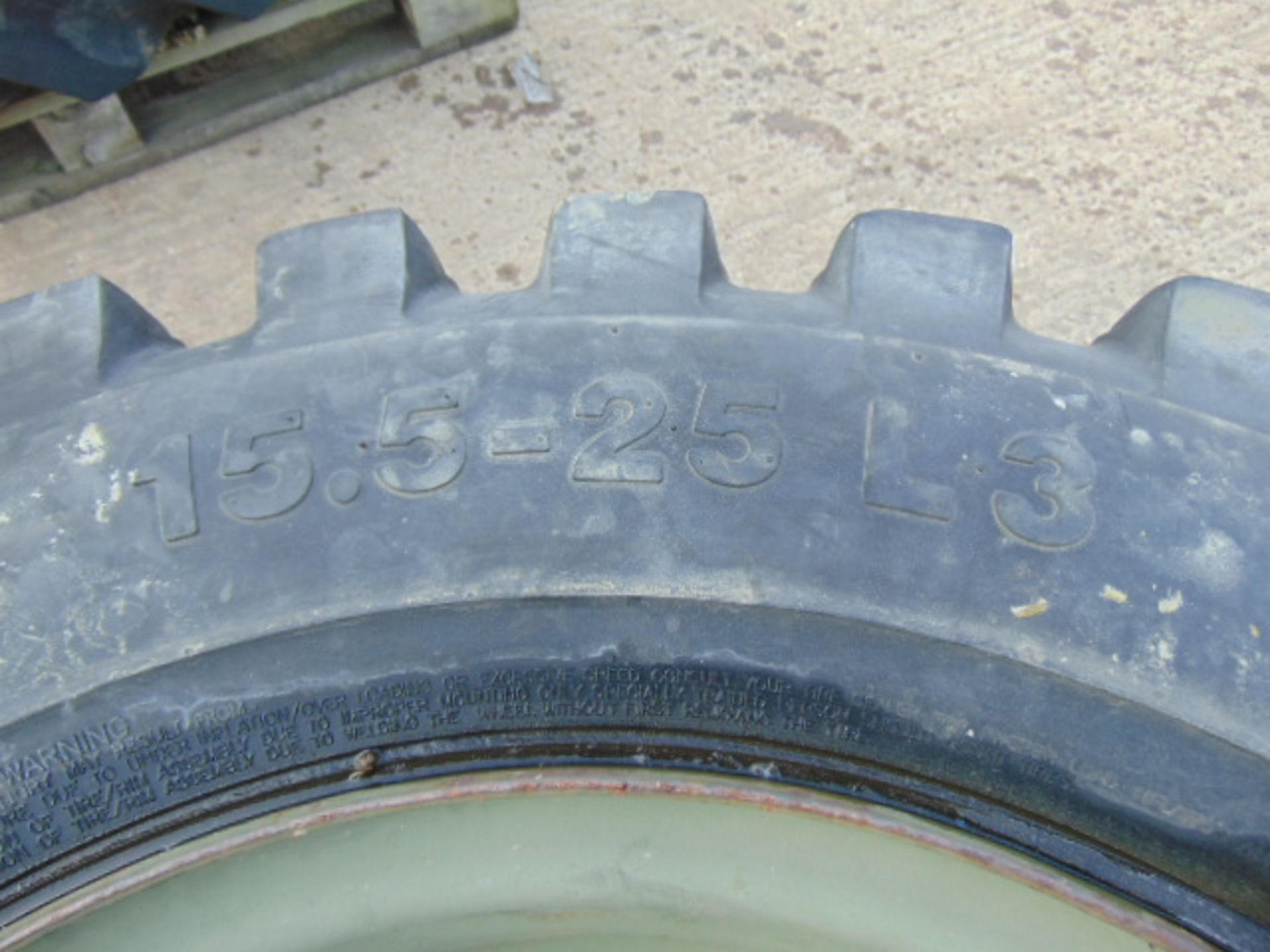 1 x Solideal Load Master 15.5-23 L3 Tyre C/W 5 Stud Rim - Bild 6 aus 6