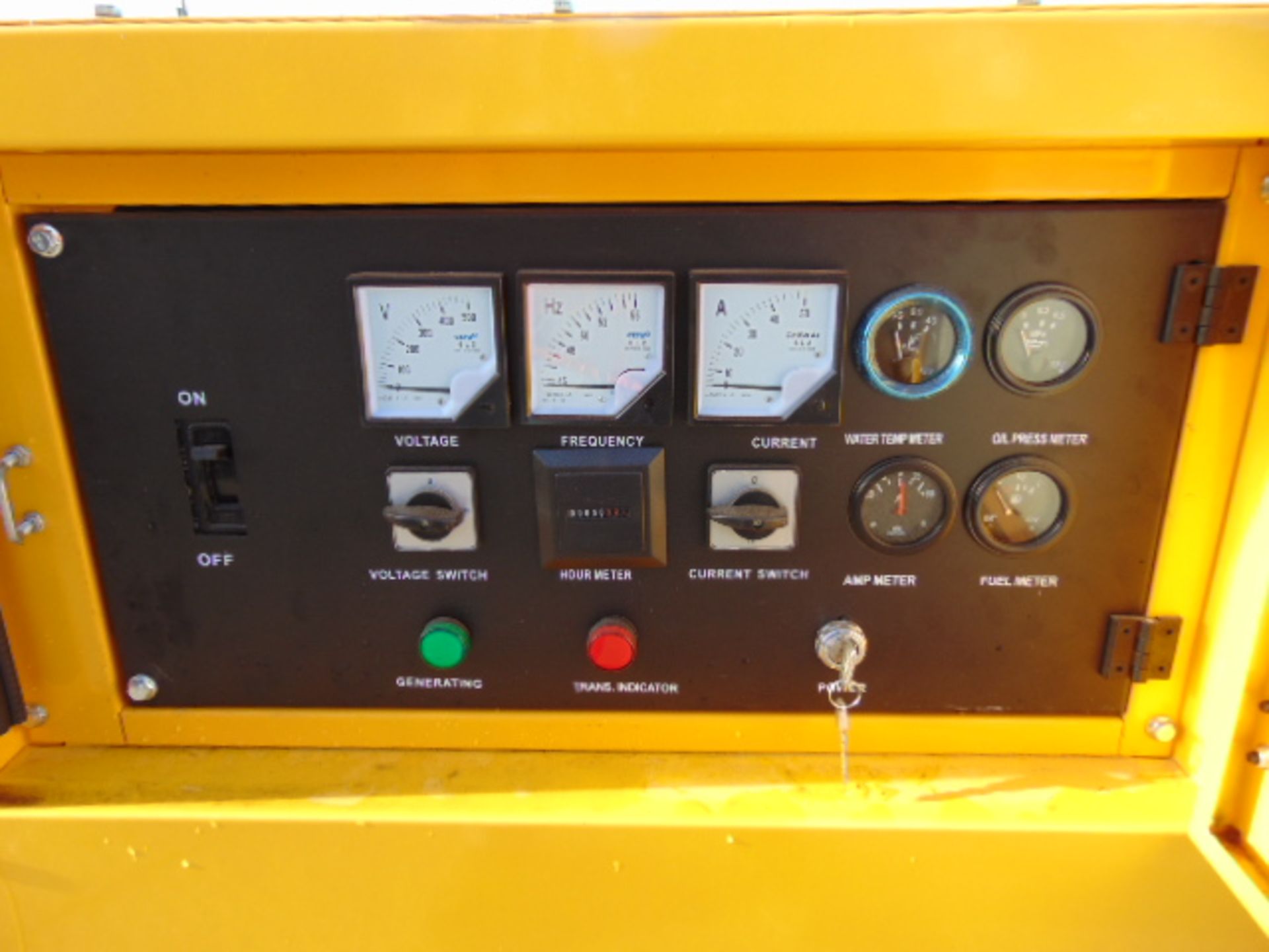UNISSUED WITH TEST HOURS ONLY 30 KVA 3 Phase Silent Diesel Generator Set - Image 11 of 12