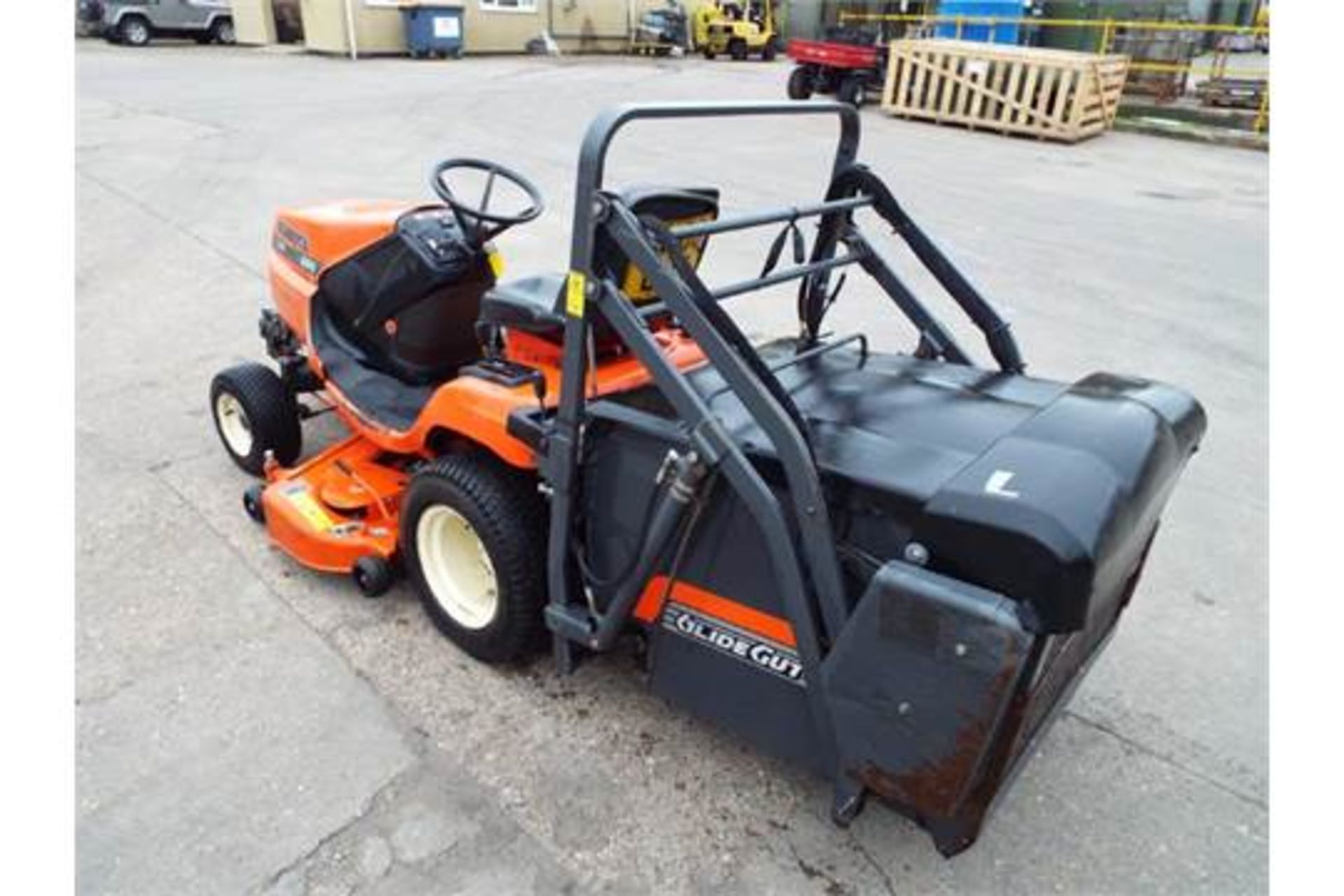 2008 Kubota G21 Ride On Mower with Glide-Cut System and High Dump Grass Collector - Image 8 of 22