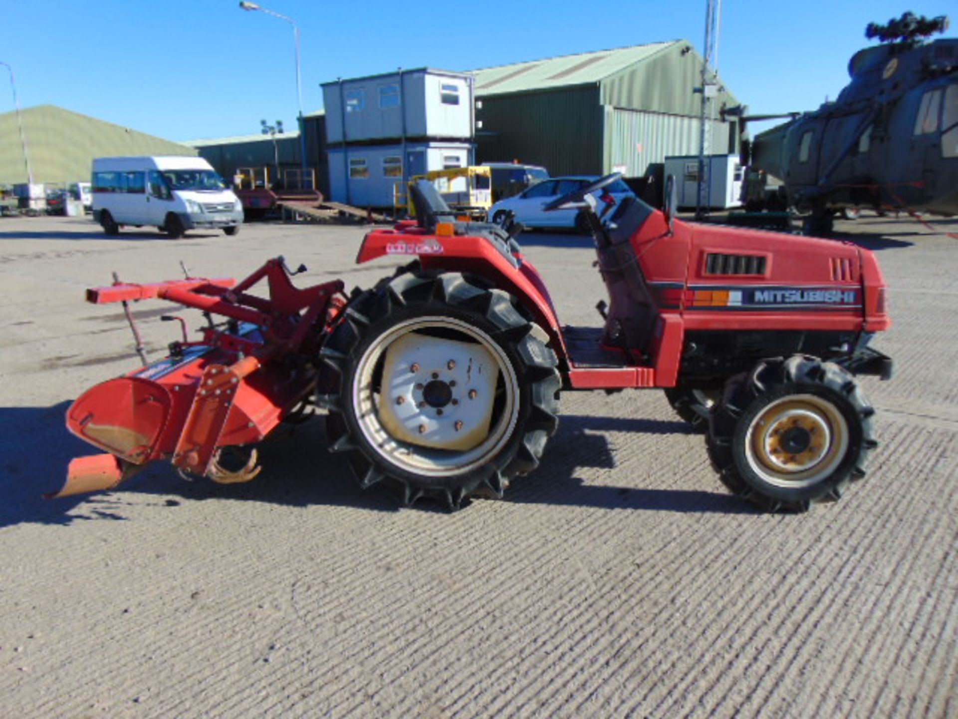 Mistubishi MT20 4WD Compact Tractor C/W P1523S Rotovator - Image 5 of 23