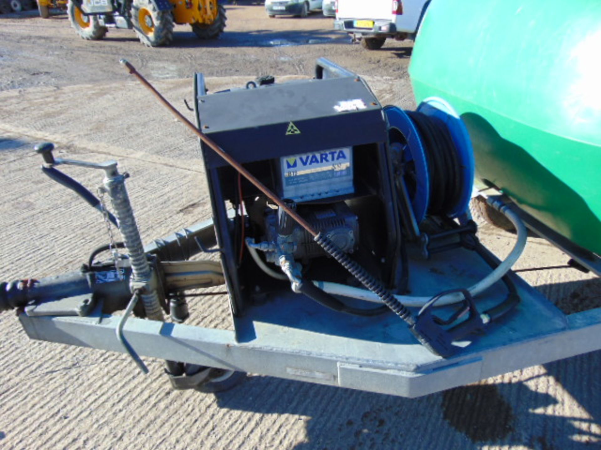 Morclean Trailer Mounted Pressure Washer with 2250 litre Water Tank and Diesel pump - Bild 12 aus 14