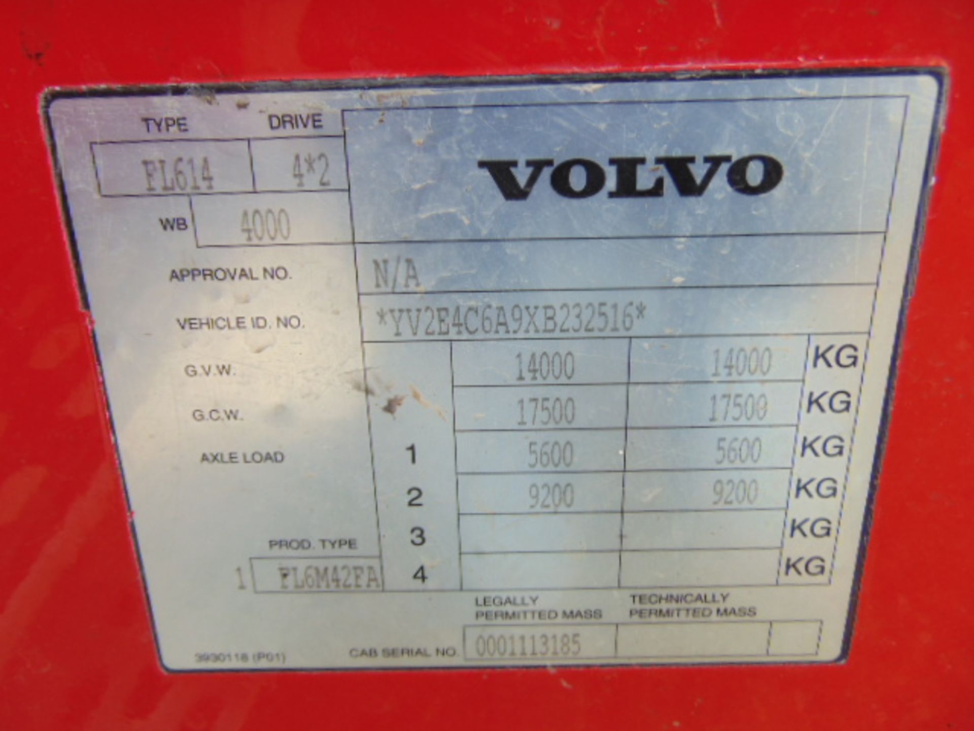 Volvo FL6-14 4x2 Saxon Fire Engine - Image 13 of 14
