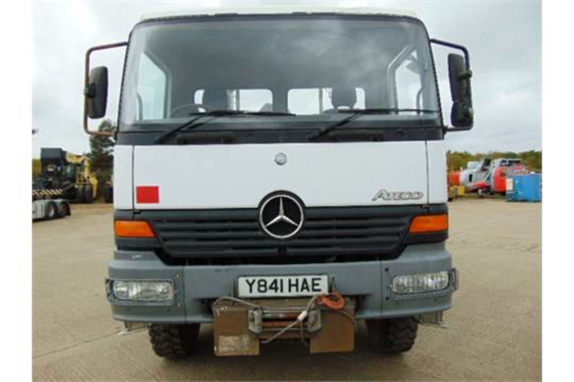Mercedes-Benz Atego 1317 4x4 Dropside complete with Atlas 105.1 Crane and H14P SuperWinch - Image 8 of 36