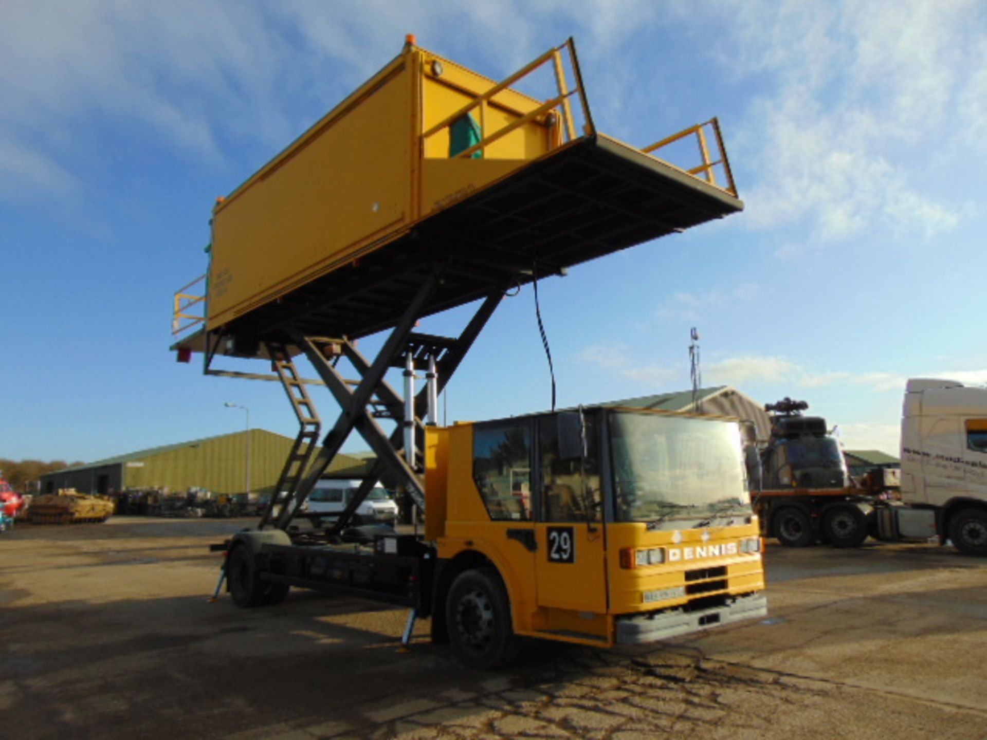 Dennis Elite TI Catering Truck with Hi Rise Lift Body