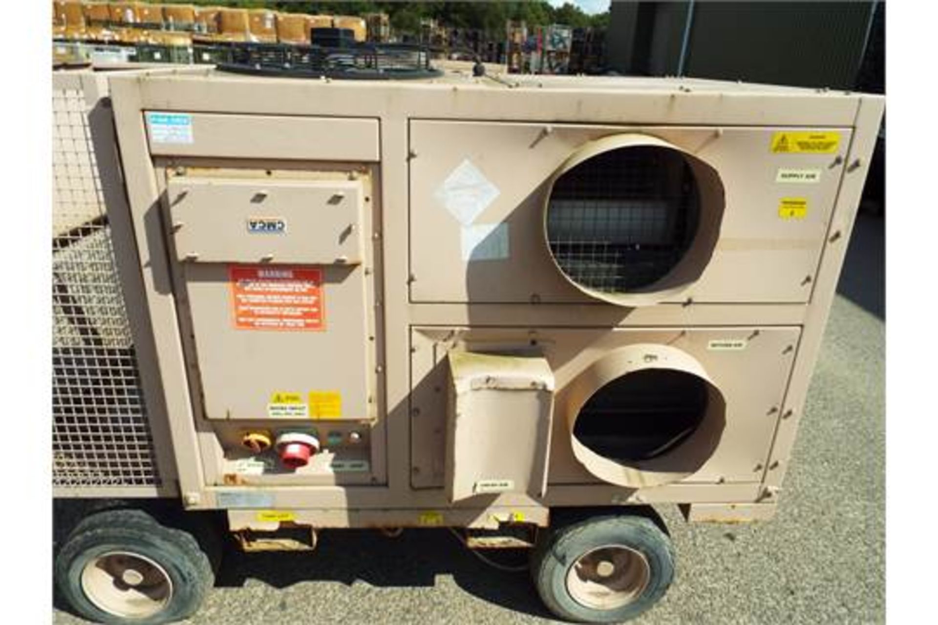 Trailer Mounted CMCA C120-S Ruggedised Air Conditioning Unit - Image 2 of 12
