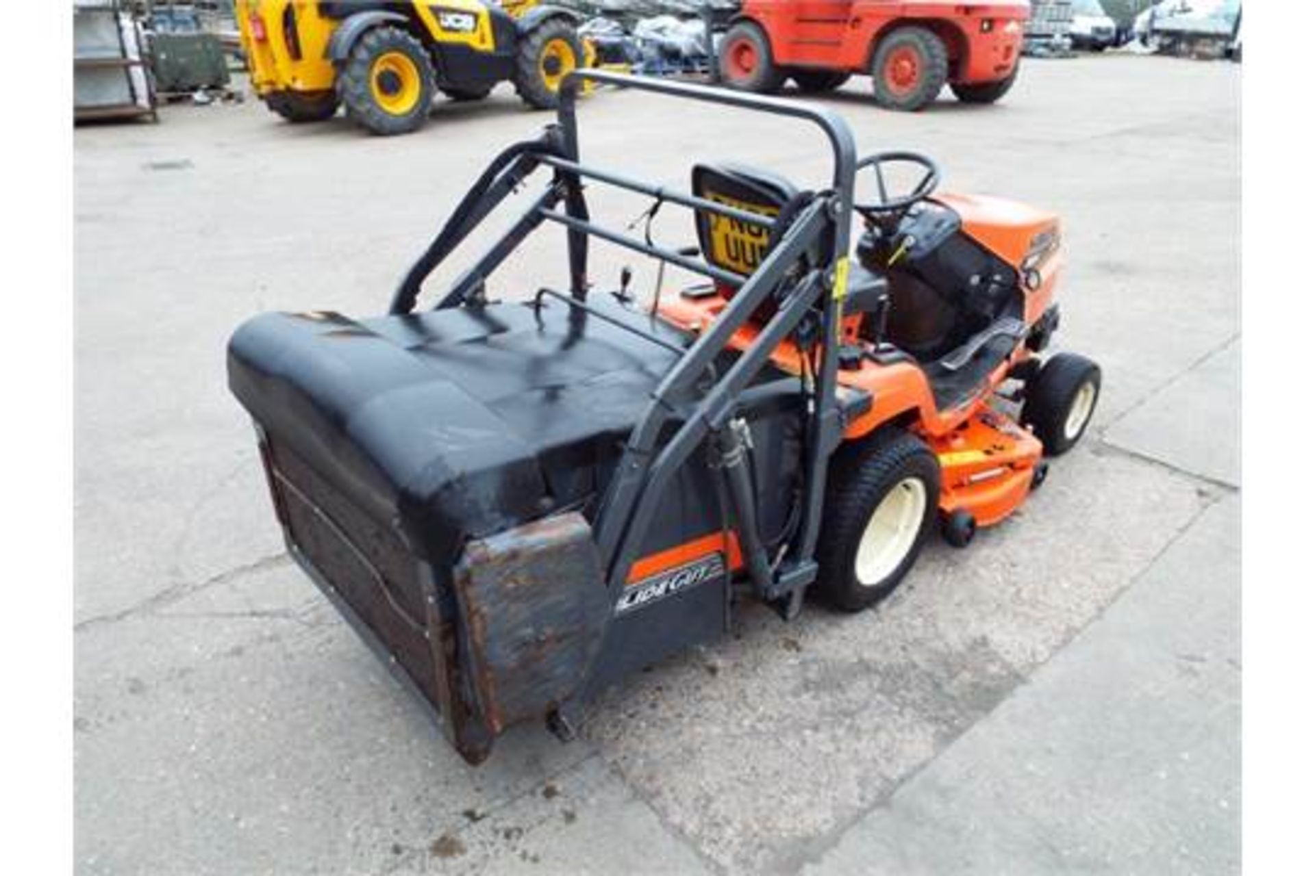 2008 Kubota G21 Ride On Mower with Glide-Cut System and High Dump Grass Collector - Image 6 of 22