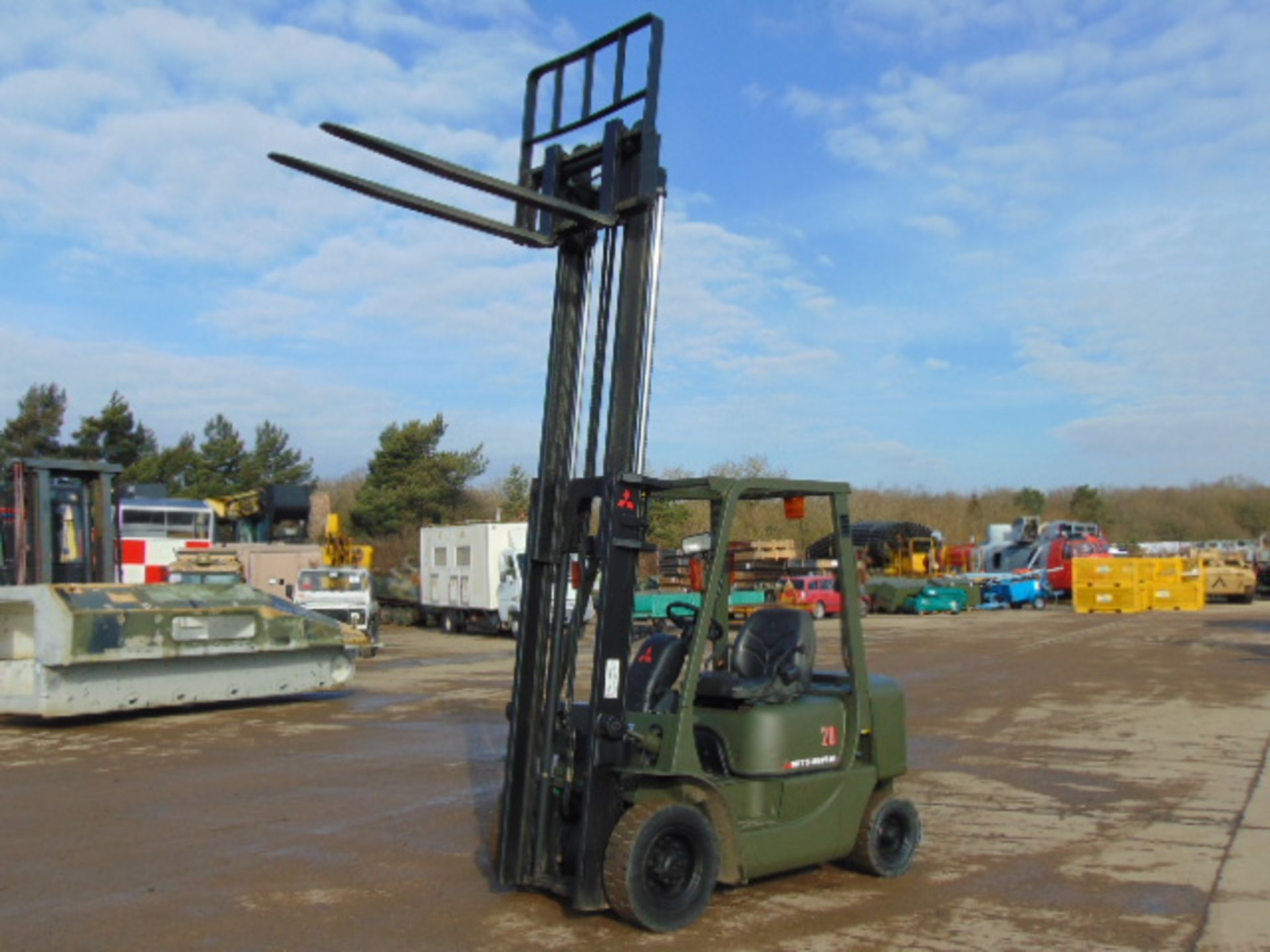 Mitsubishi FD20K Counter Balance Diesel Forklift