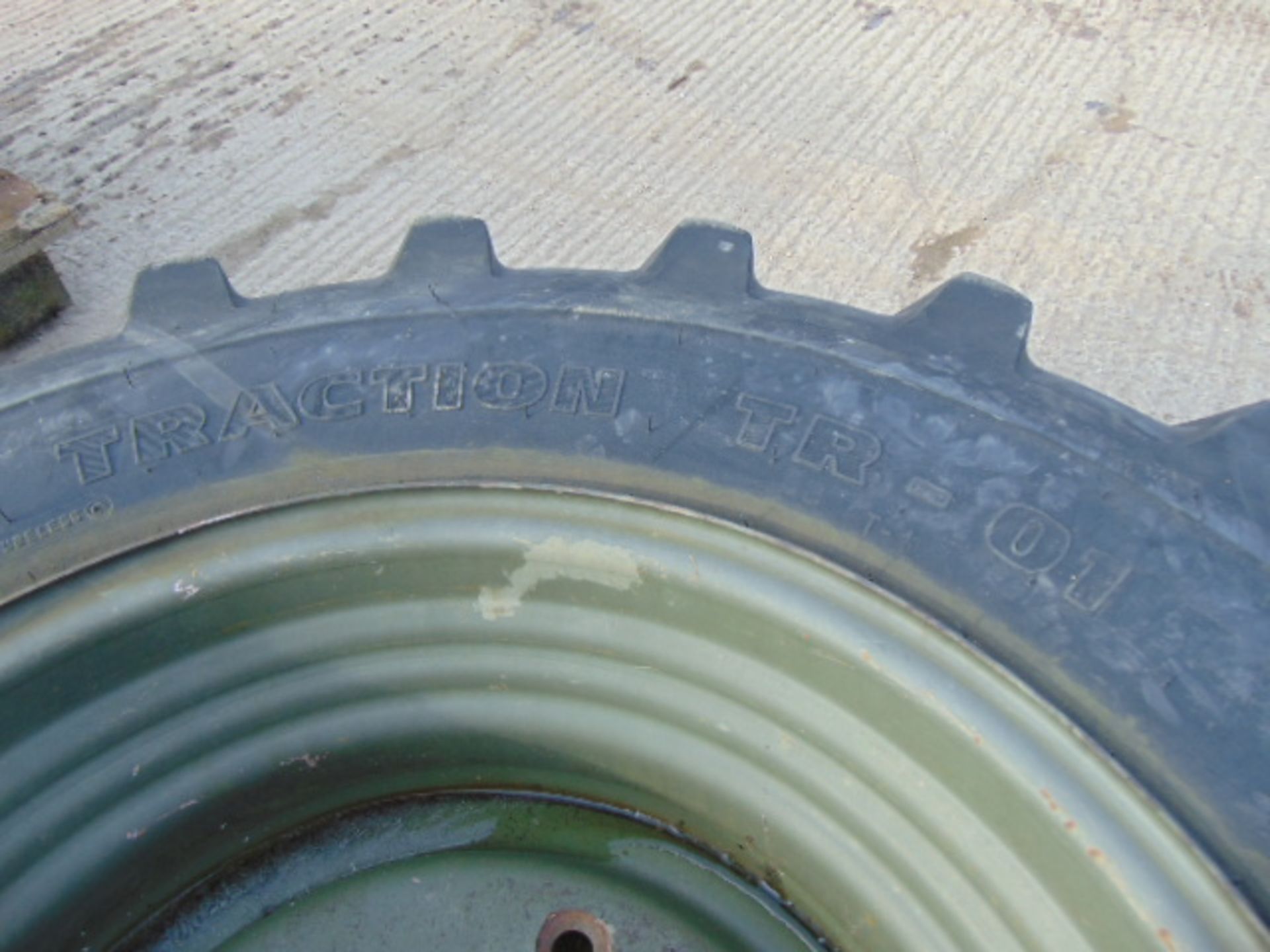 1 x Mitas Traction TR-01 15.5/80-24 Tyre C/W 5 Stud Rim - Image 5 of 6