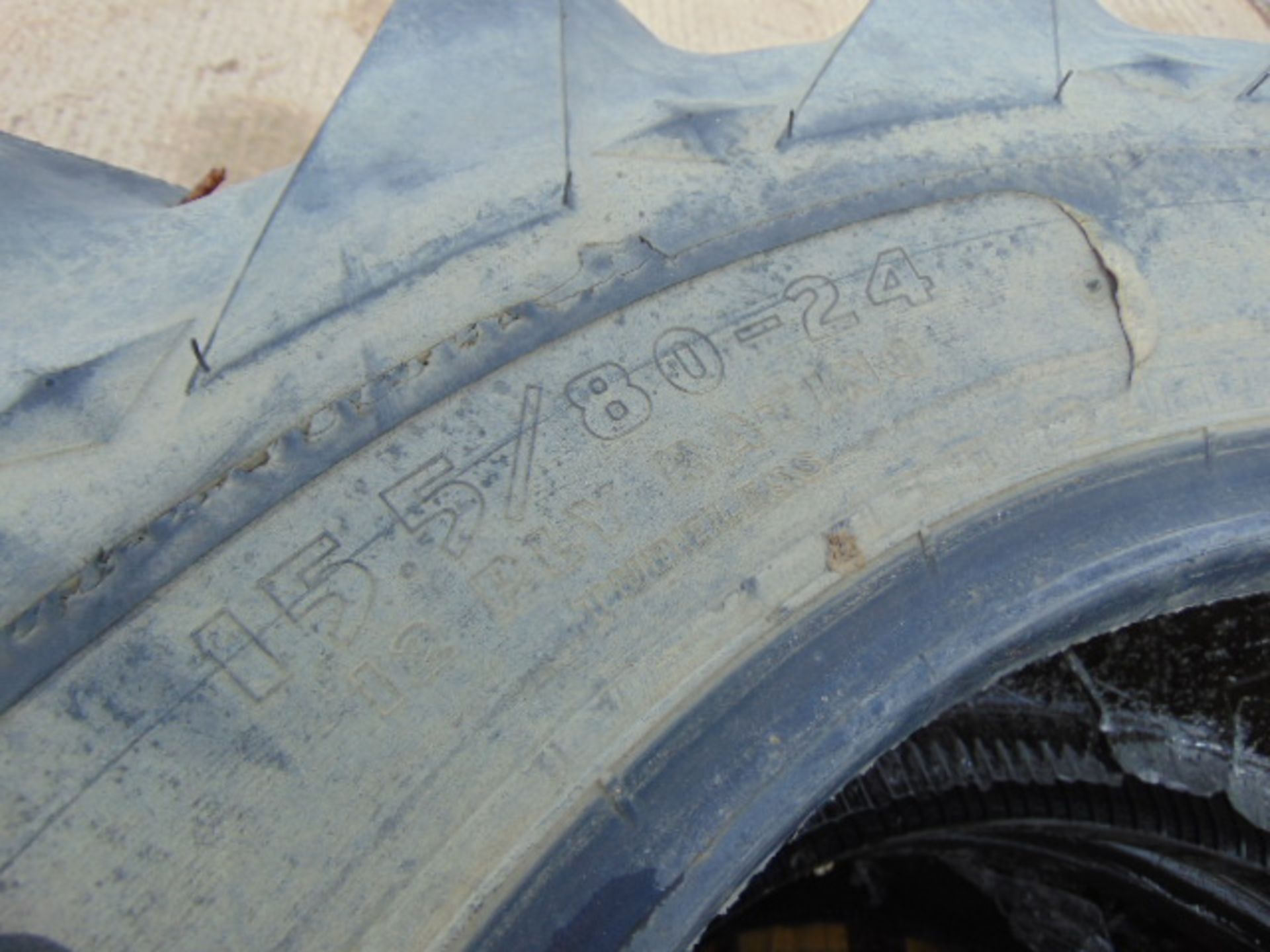 2 x Goodyear Sure Grip 15.5/80-24 Tyres - Image 6 of 6