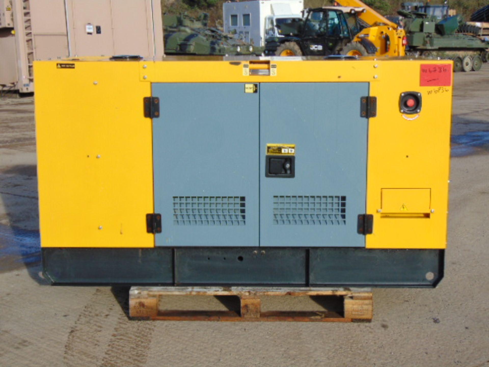 UNISSUED WITH TEST HOURS ONLY 30 KVA 3 Phase Silent Diesel Generator Set - Image 3 of 13