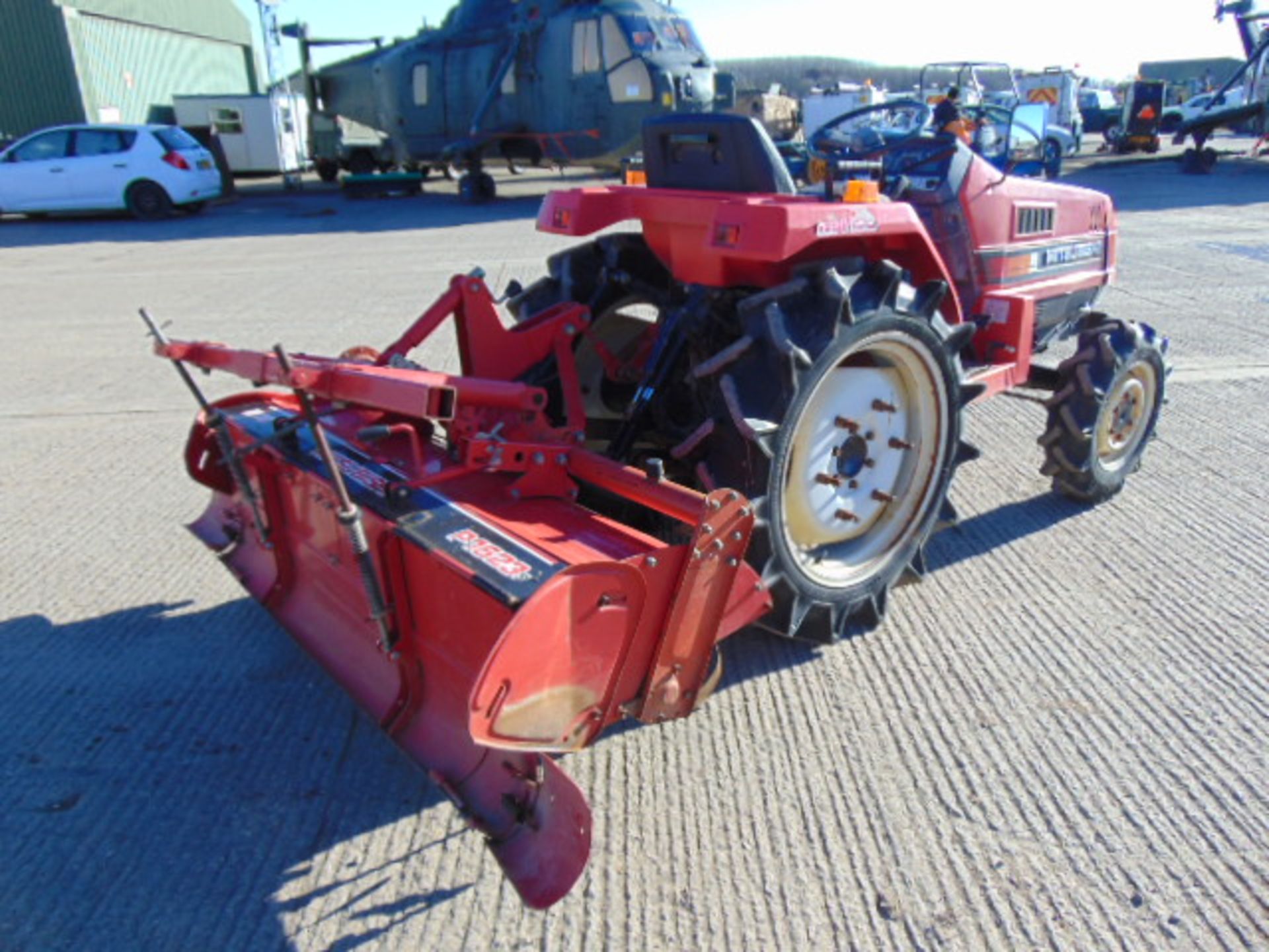 Mistubishi MT20 4WD Compact Tractor C/W P1523S Rotovator - Image 6 of 23