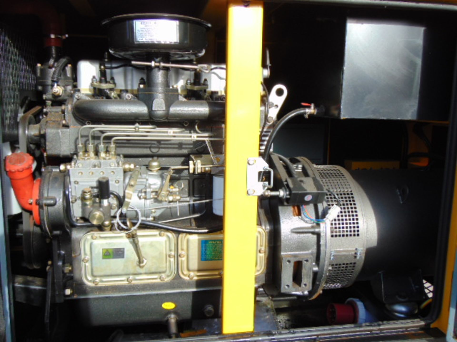 UNISSUED WITH TEST HOURS ONLY 30 KVA 3 Phase Silent Diesel Generator Set - Image 2 of 12