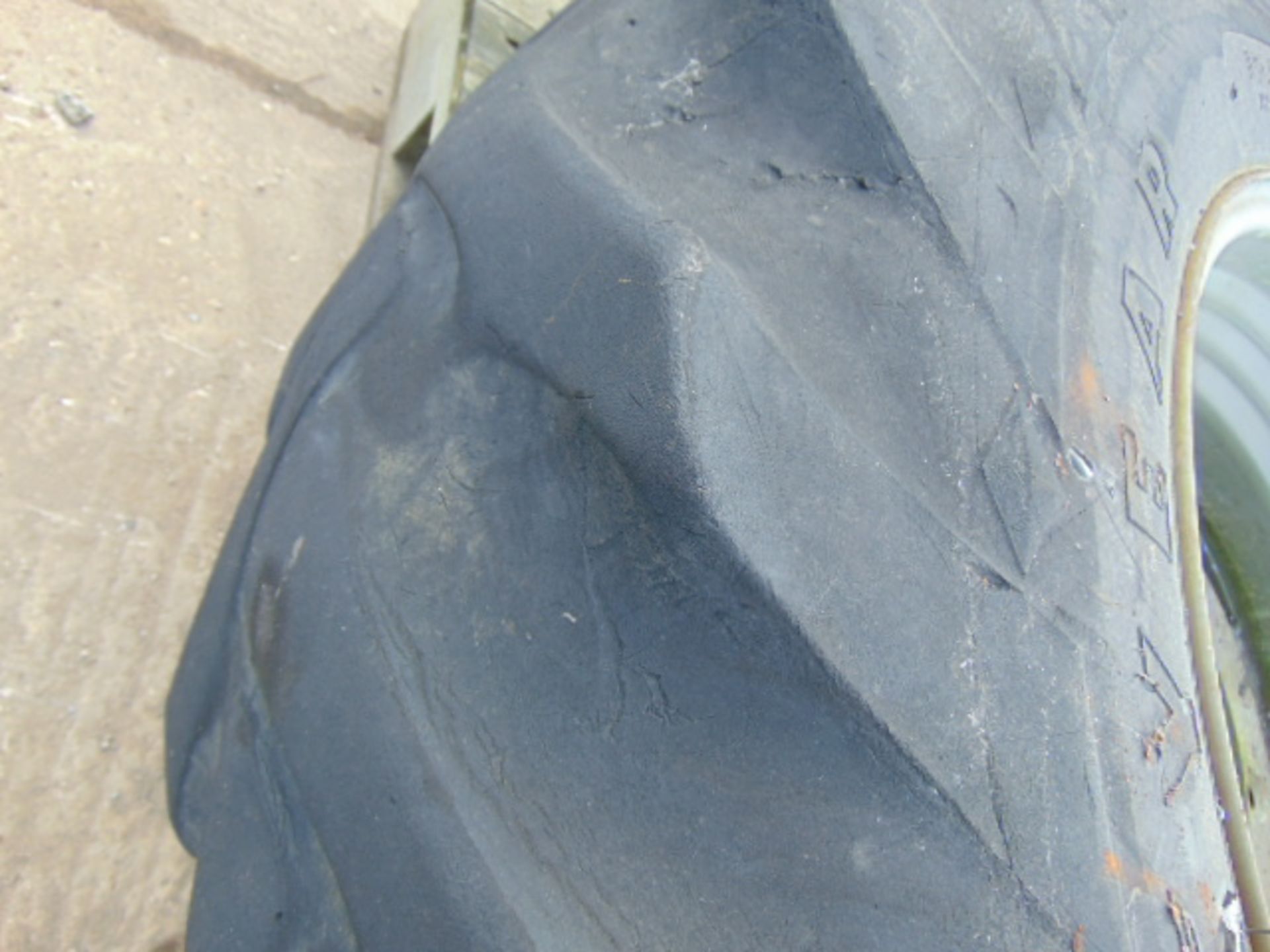 1 x Goodyear Sure Grip 15.5/80-24 Tyre C/W 5 Stud Rim - Image 3 of 6
