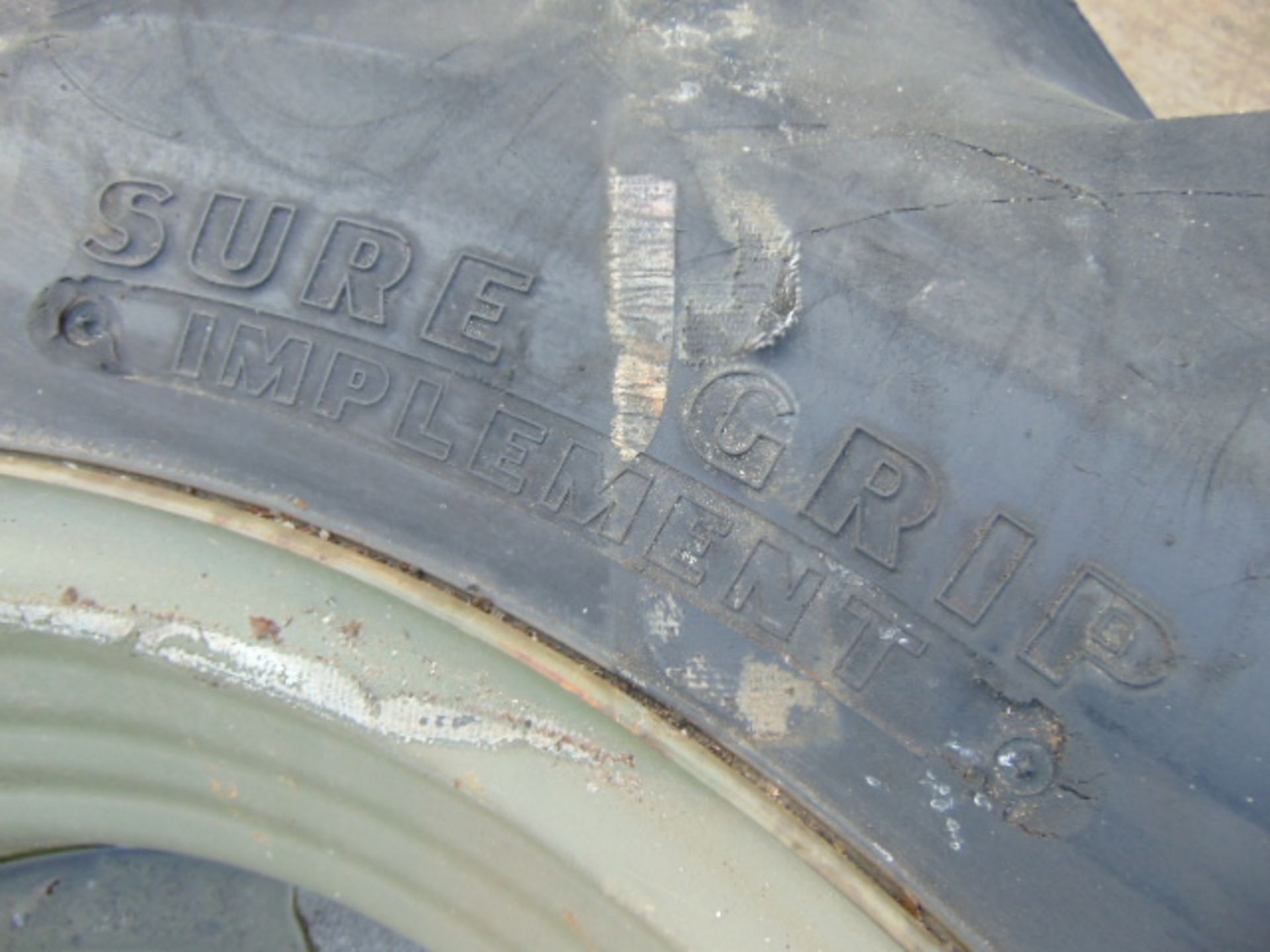 1 x Goodyear Sure Grip 15.5/80-24 Tyre C/W 5 Stud Rim - Image 5 of 6