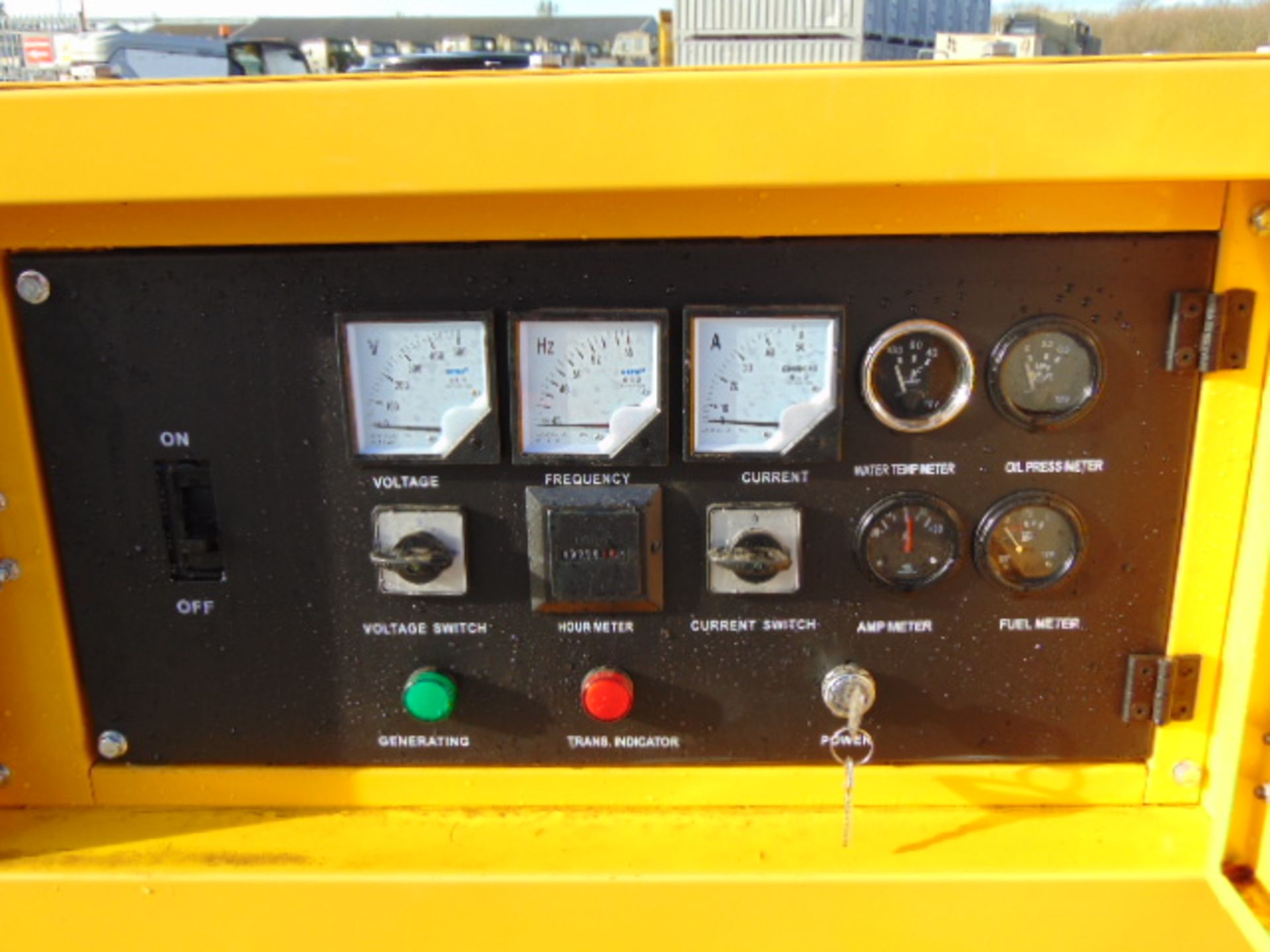 UNISSUED WITH TEST HOURS ONLY 30 KVA 3 Phase Silent Diesel Generator Set - Image 10 of 12