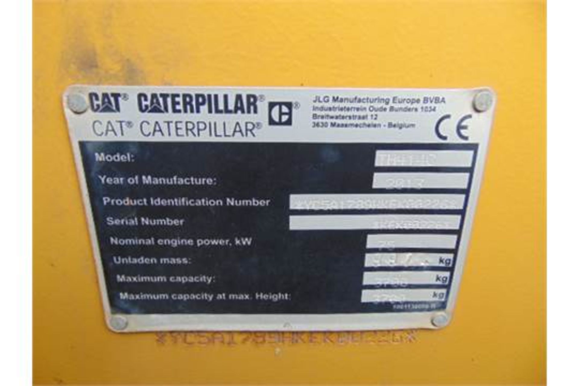 2013 Caterpillar TH414C 3.6 ton Telehandler - Image 26 of 26