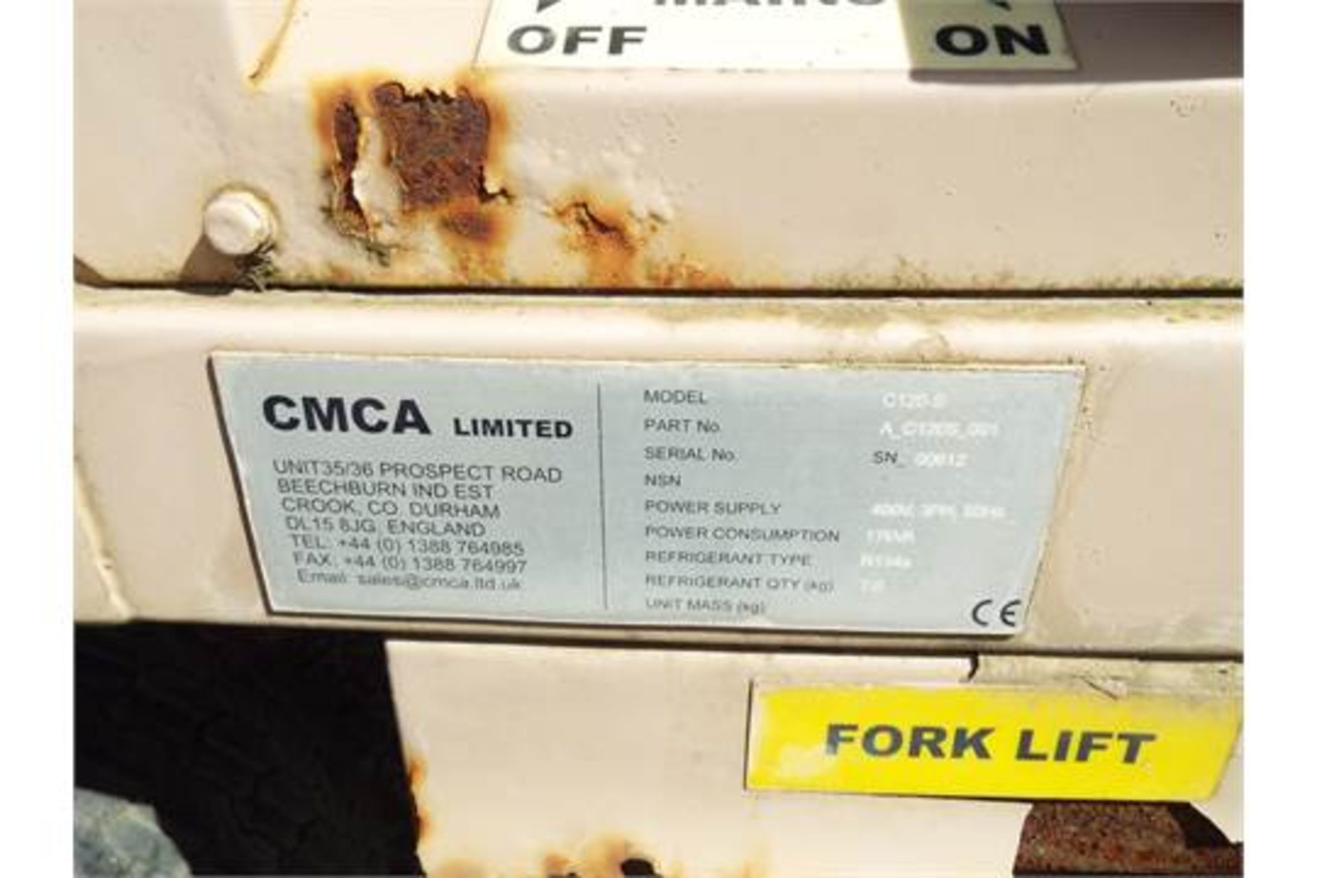 Trailer Mounted CMCA C120-S Ruggedised Air Conditioning Unit - Image 10 of 12