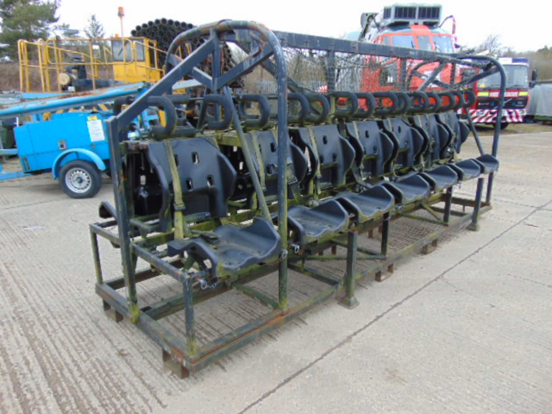 14 Man ROPS Security Seat suitable for Leyland Dafs, Bedfords etc