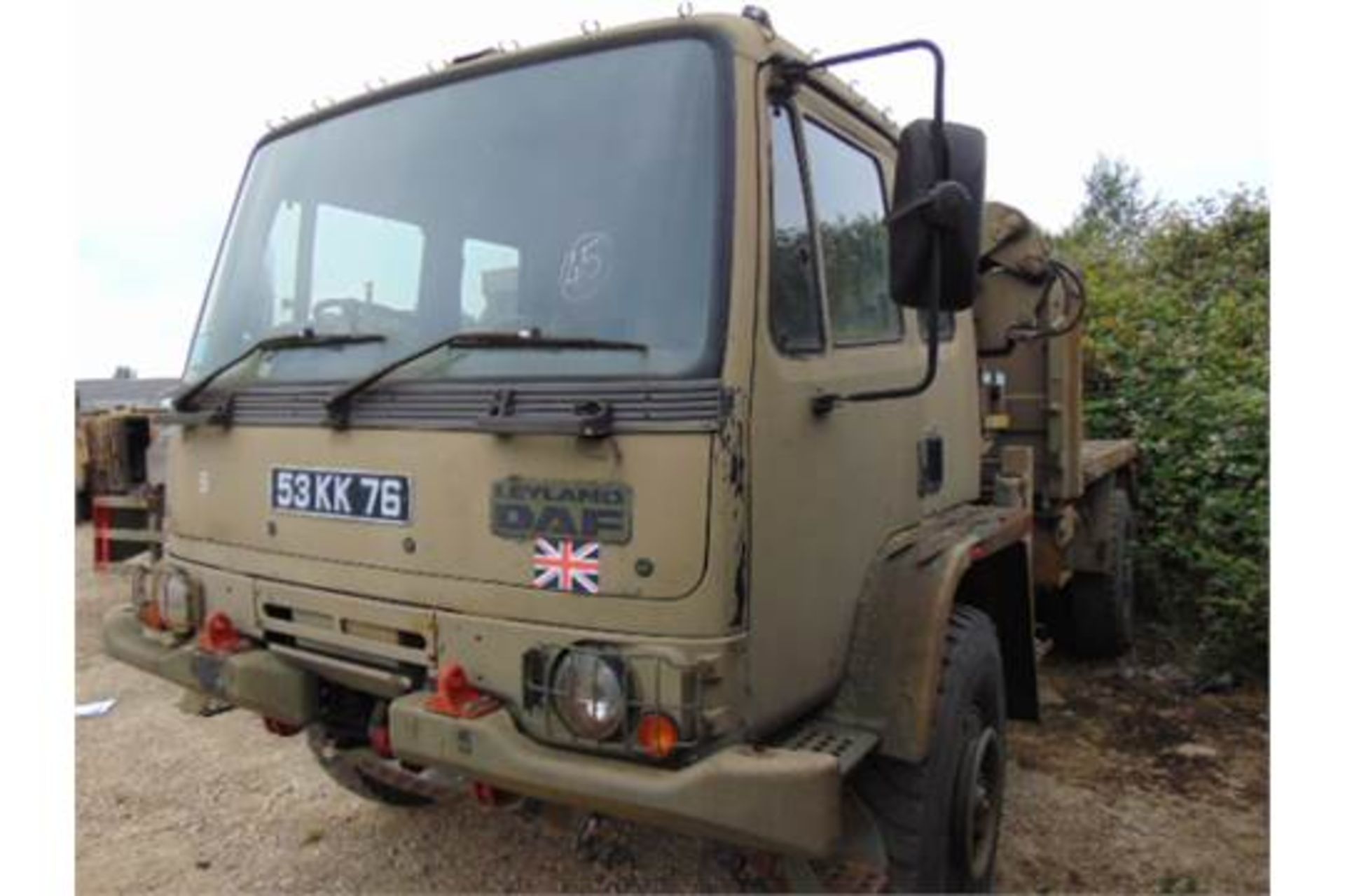 Leyland DAF 4X4 Truck complete with Atlas Crane - Image 3 of 16
