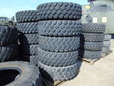 5 x Michelin 14.00 R20 XZL Tyres with 10 Stud Rims