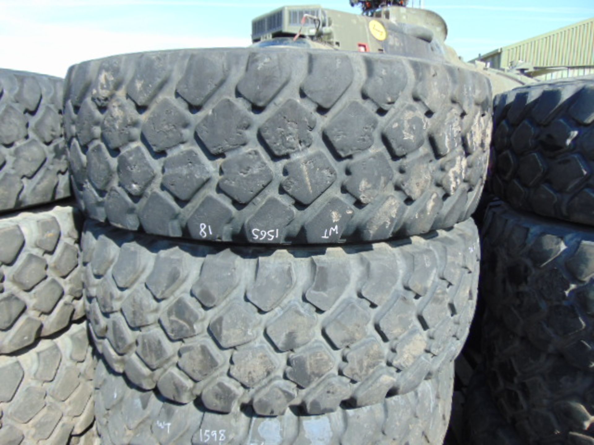 4 x Michelin XZL 395/85 R20 Tyres - Image 2 of 5