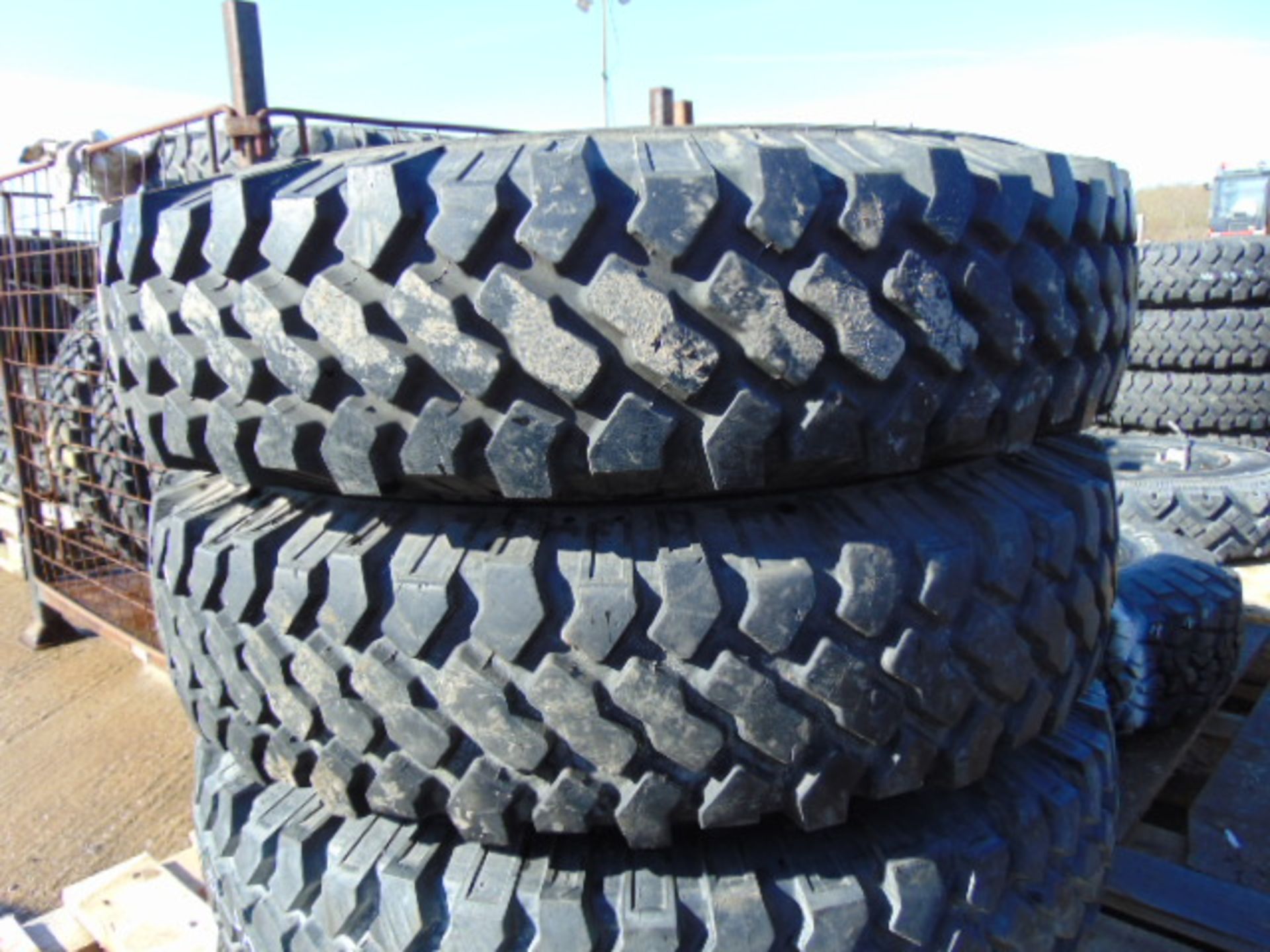 4 x Michelin XZL 7.50 R16 Tyres - Image 2 of 6