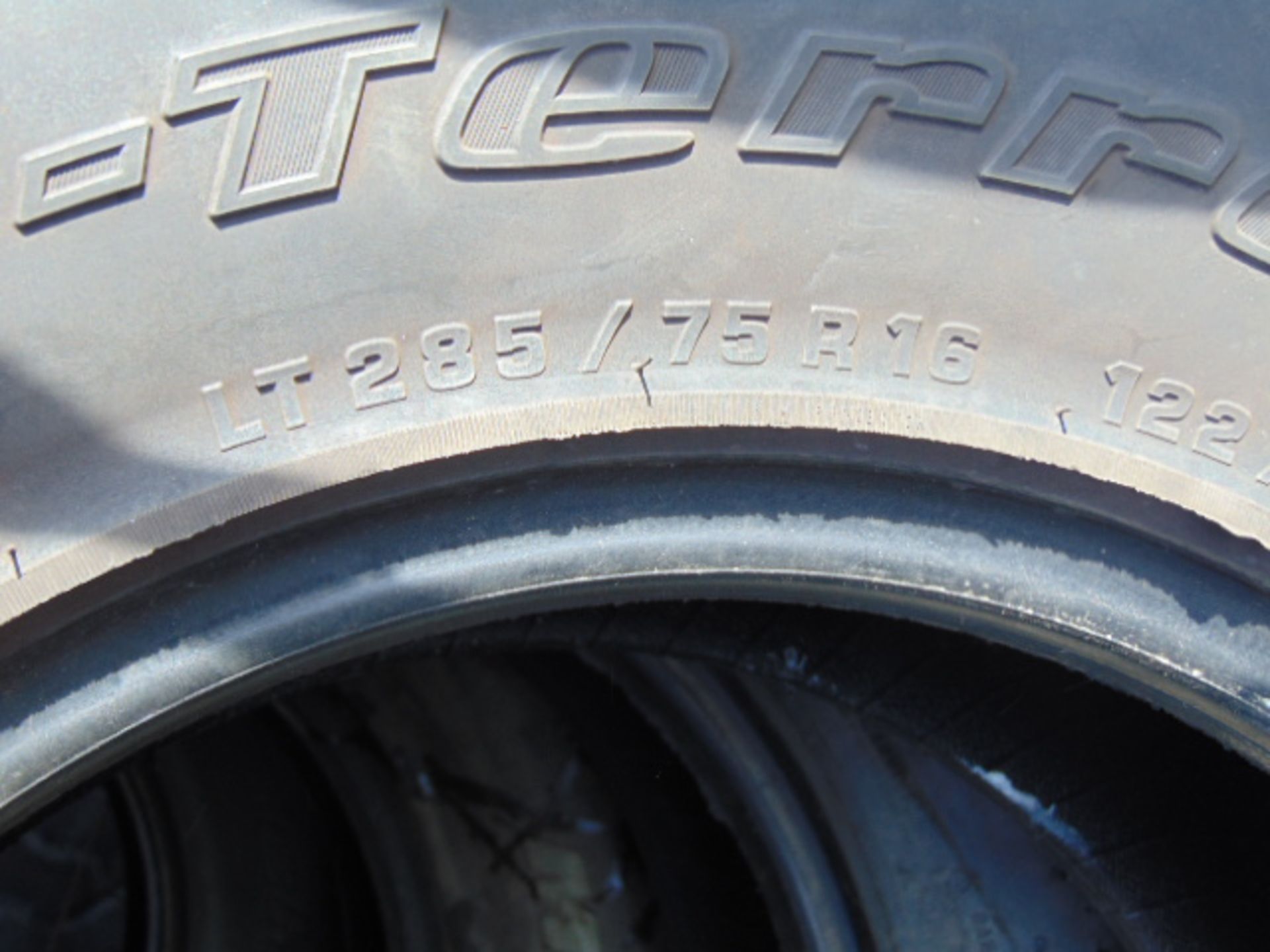 8 x BF Goodrich Mud Terrain LT 285/75 R16 Tyres - Image 8 of 8