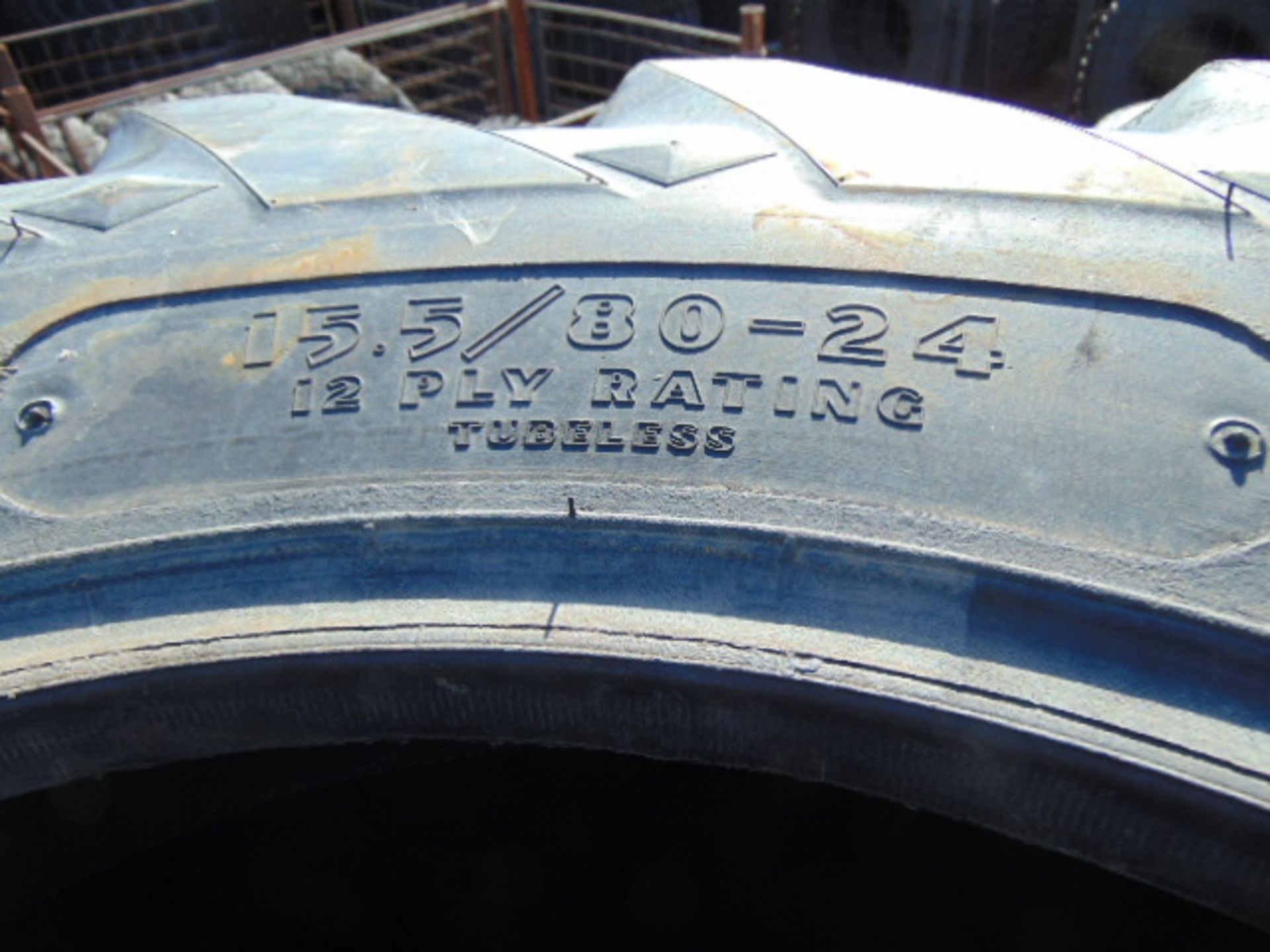 4 x Goodyear Sure Grip 15.5/80-24 Tyres - Image 5 of 6