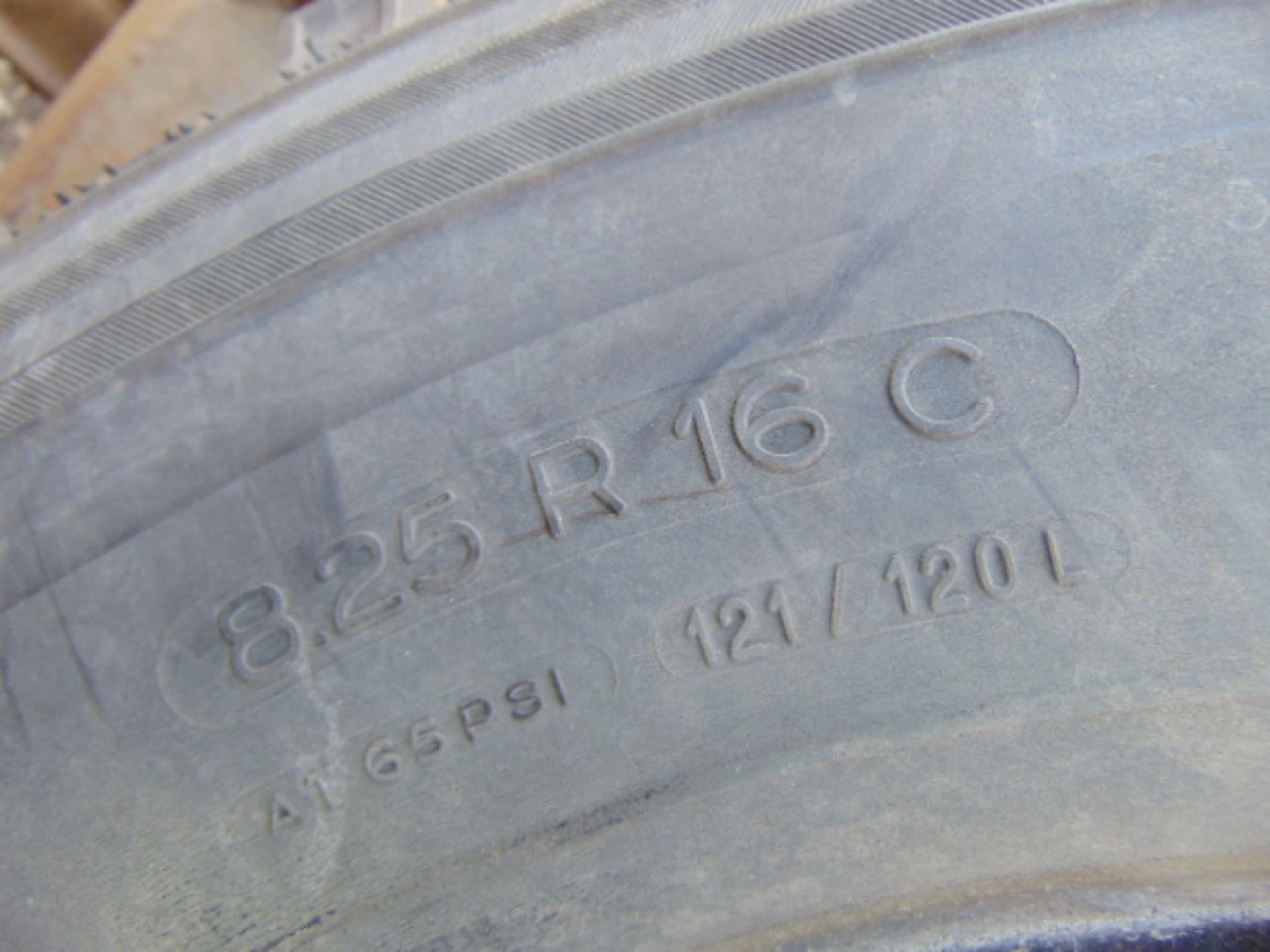 7 x Michelin XZL 8.25 R16 Tyres - Image 6 of 6