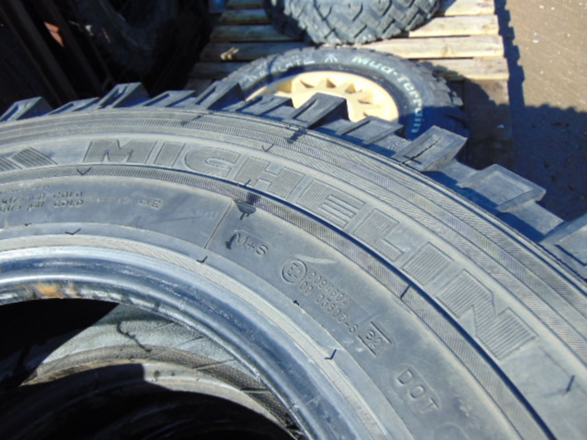 4 x Michelin XZL 7.50 R16 Tyres - Image 5 of 6