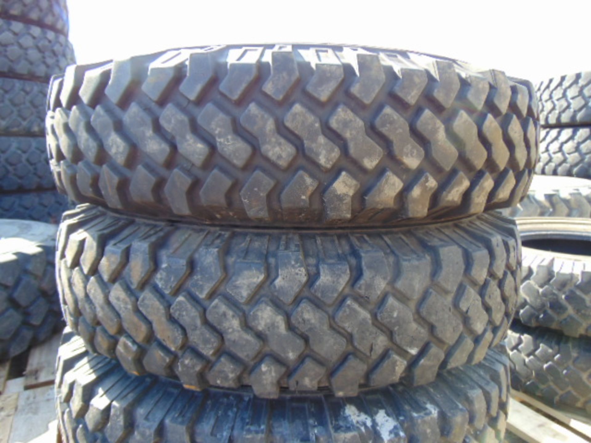 4 x Michelin XZL 7.50 R16 Tyres - Image 2 of 5