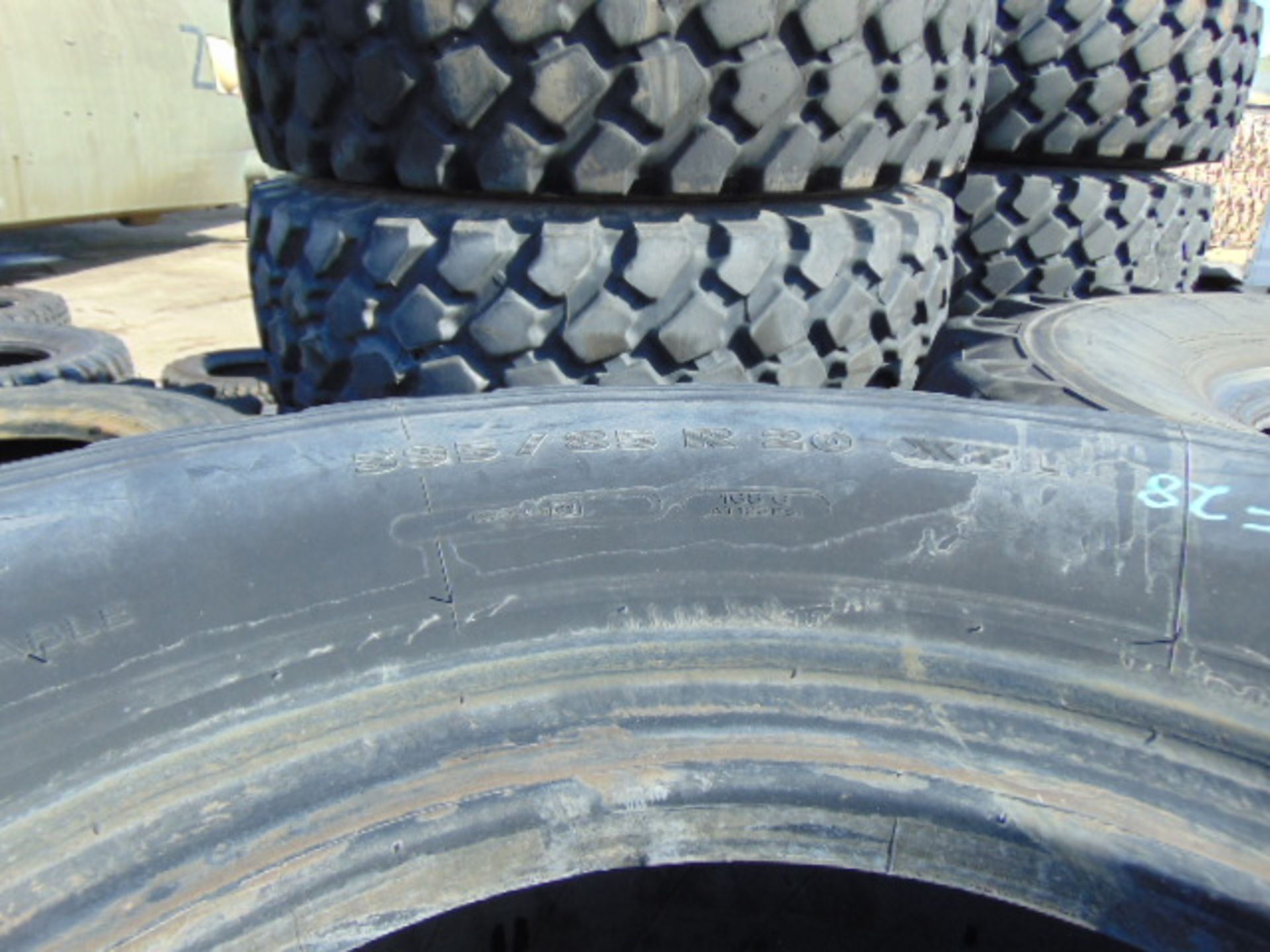 4 x Michelin XZL 395/85 R20 Tyres - Image 5 of 5