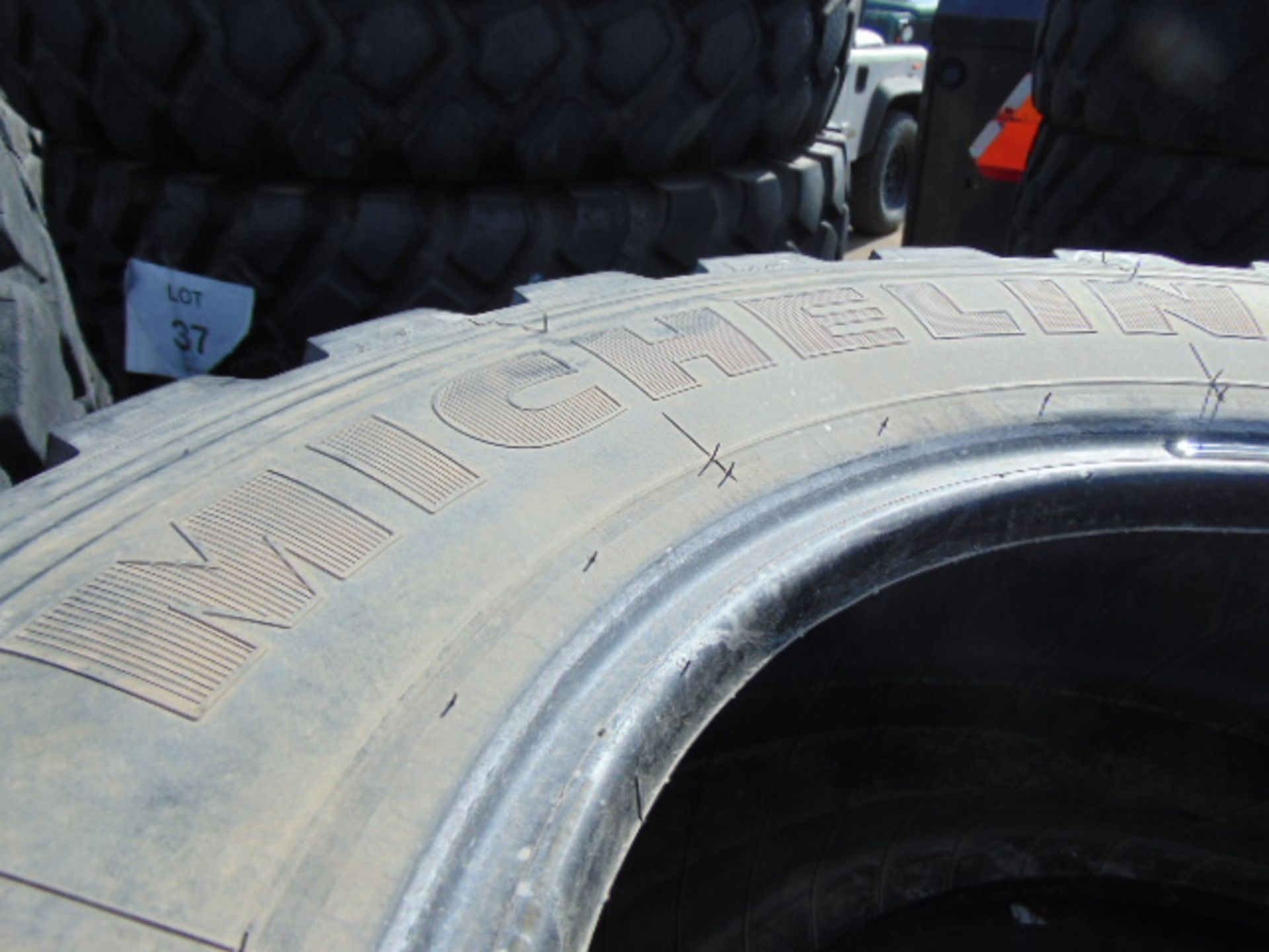 4 x Michelin XZL 335/80 R20 Tyres - Image 4 of 5