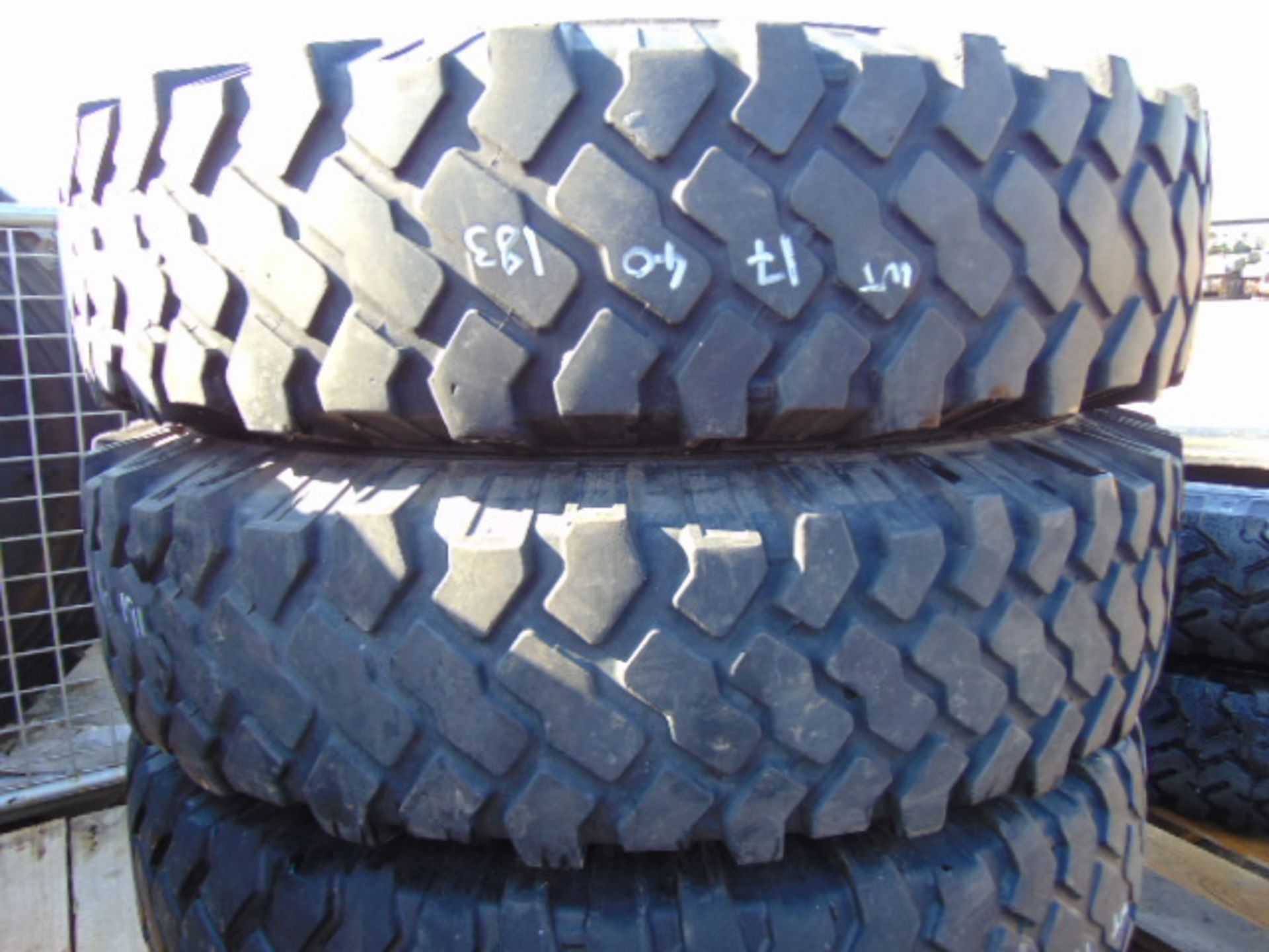 4 x Michelin XZL 7.50 R16 Tyres - Image 2 of 5