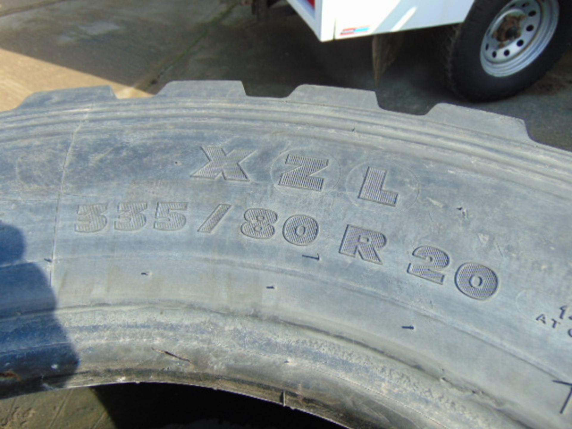 3 x Michelin XZL 335/80 R20 Tyres - Image 6 of 6