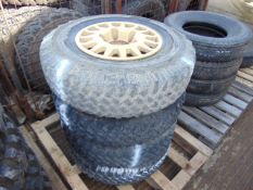 4 x WMIK Rims complete with Michelin XZL LT235/85 R16 Tyres