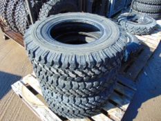 4 x Michelin XZL 7.50 R16 Tyres