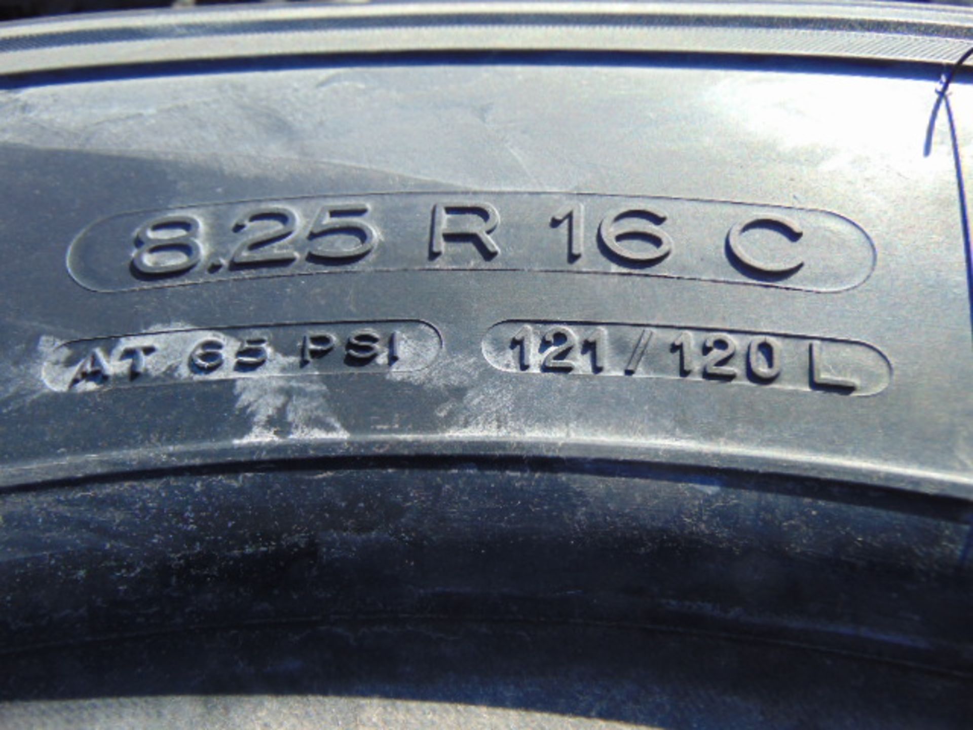 7 x Michelin XZL 8.25 R16 Tyres - Image 6 of 6