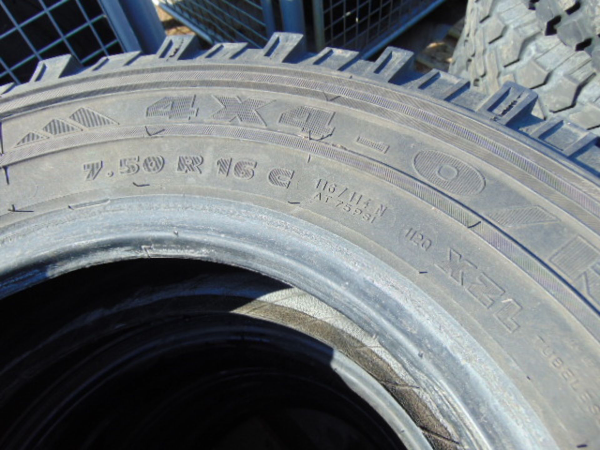 4 x Michelin XZL 7.50 R16 Tyres - Image 6 of 6