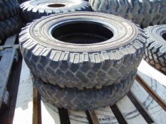 2 x Michelin XZL 7.50 R16 Tyres